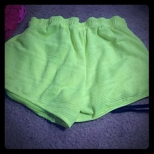 Neon yellow Shorts